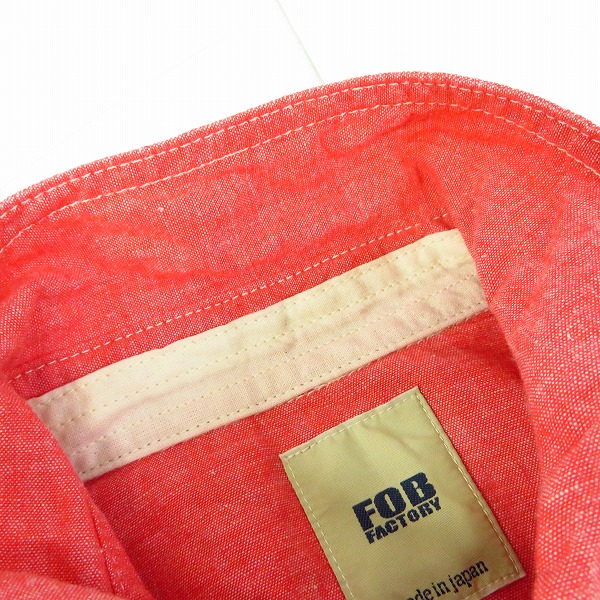 実際に弊社で買取させて頂いたFACTOTUM/DOWN ON THE CORNER/FOB FACTORY シャツ/カットソー/Tシャツ 2/M/44/46 4点セットの画像 3枚目