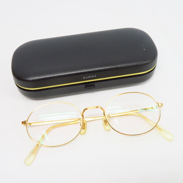 実際に弊社で買取させて頂いた白山眼鏡店/ハクサンガンキョウテン 丸型/ラウンド型 メガネ/眼鏡/アイウェアの画像 8枚目