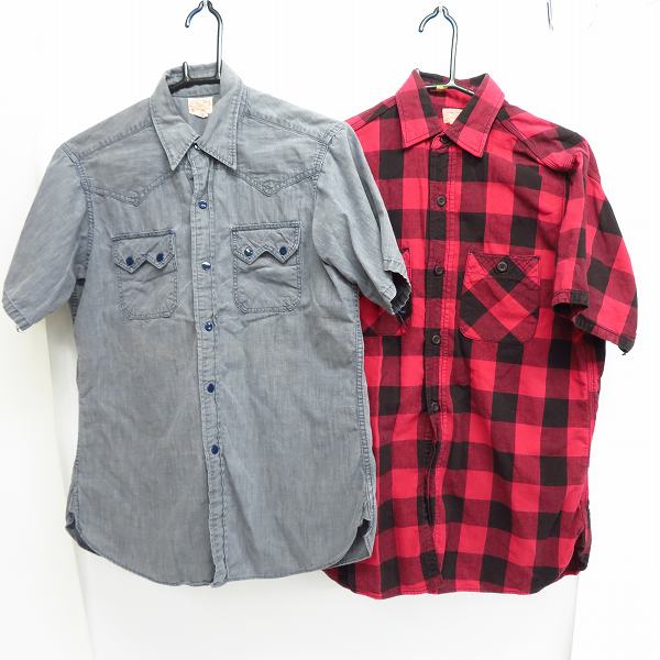 実際に弊社で買取させて頂いたDOUBLEWORKS/ダブルワークス 半袖シャツ 36 2点セット