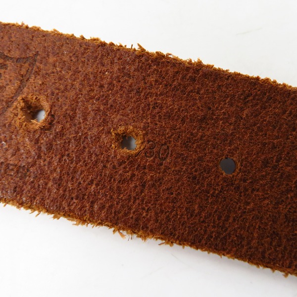 実際に弊社で買取させて頂いたHTC/エイチティーシー スタッズ レザー ベルト/30の画像 4枚目