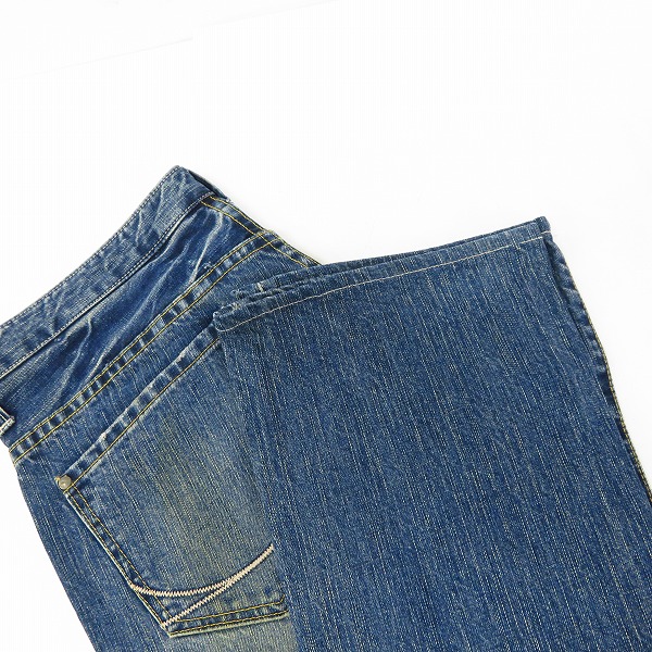 実際に弊社で買取させて頂いたFACTOTUM/ファクトタム デニムパンツ ブーツカット ダメージ加工/46の画像 9枚目