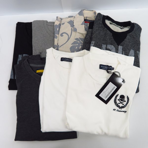 実際に弊社で買取させて頂いたHYDROGEN/ハイドロゲン 長袖/ロングスリーブ カットソー/ロンT/シャツ/トレーナー 7点セット 