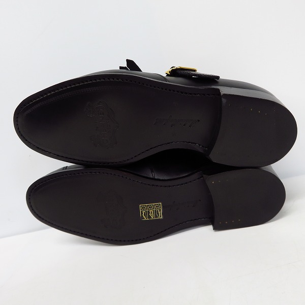 実際に弊社で買取させて頂いたJOSEPH CHEANEY&SONS/ジョセフ チーニー ギリーシューズ SUNNY BLACK CALF/3.5Dの画像 2枚目