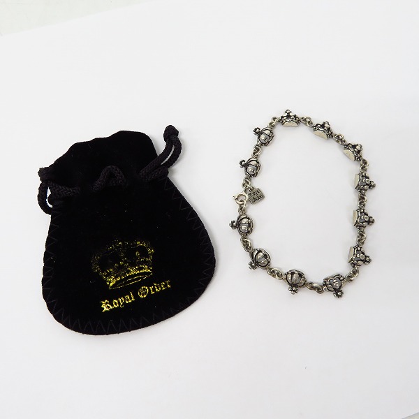 実際に弊社で買取させて頂いたROYAL ORDER/ロイヤルオーダー クラウンリンク ブレスレットの画像 3枚目