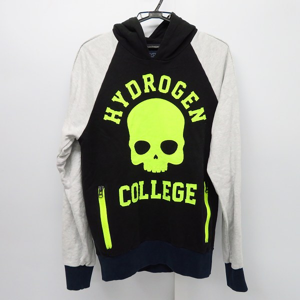 実際に弊社で買取させて頂いたHYDROGEN/ハイドロゲン スカル/COLLEGE プルオーバー パーカー/フーディー Size：S 