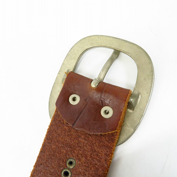 実際に弊社で買取させて頂いたHTC/エイチティーシー スタッズ レザー ベルト/30の画像 2枚目