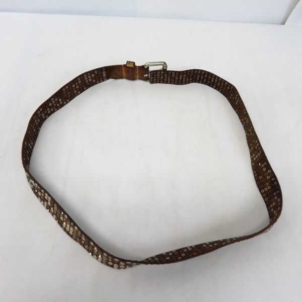 実際に弊社で買取させて頂いたHTC/エイチティーシー スワロスタッズベルト 05/34の画像 8枚目