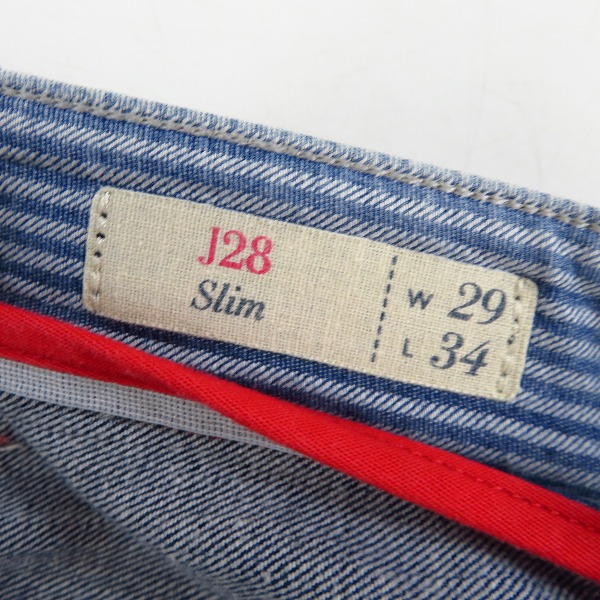 実際に弊社で買取させて頂いたARMANI JEANS/アルマーニジーンズ スリム デニムパンツ/W29/L34の画像 4枚目