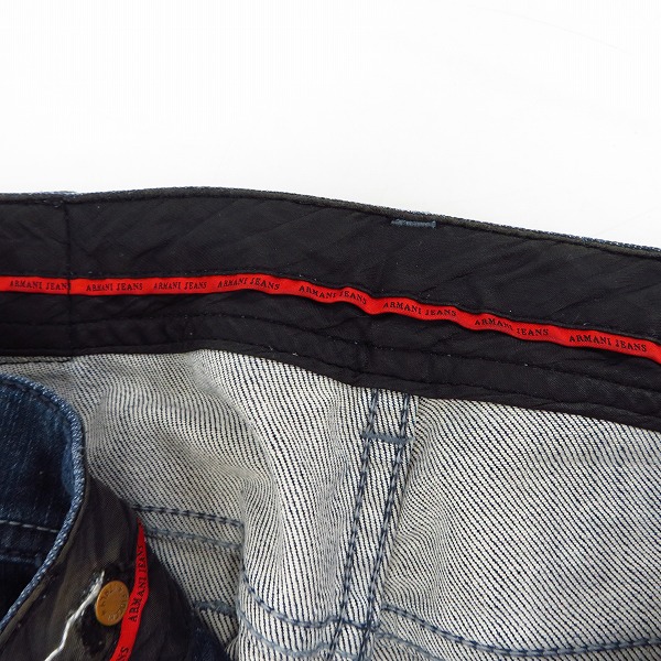 実際に弊社で買取させて頂いたARMANI JEANS/アルマーニジーンズ SERIES No008 ストレッチ デニムパンツ/ジーンズ 28の画像 8枚目