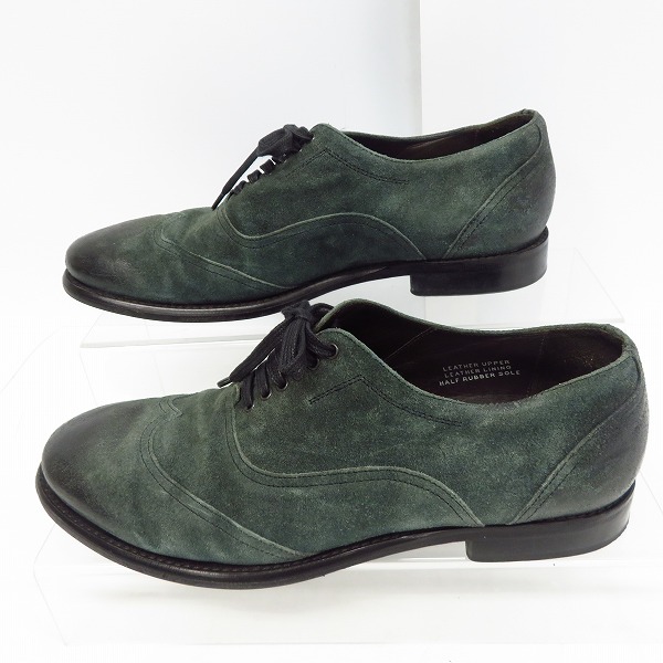 実際に弊社で買取させて頂いたCalzoleria Toscana/カルツォレリア イタリア製 スウェードレザーシューズ/42の画像 3枚目