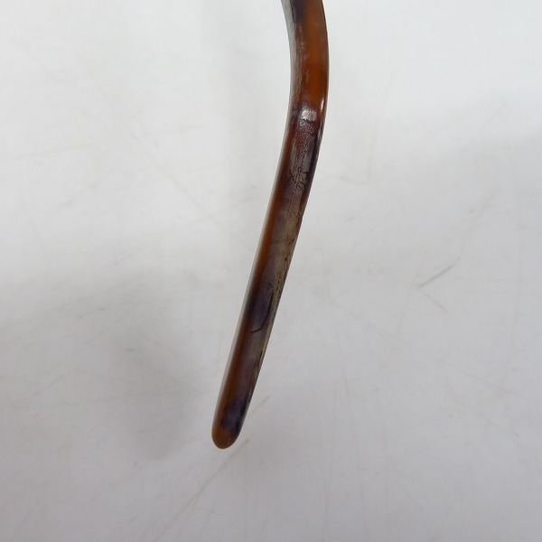 実際に弊社で買取させて頂いたCartier/カルティエ 眼鏡/メガネフレーム べっ甲柄/デミ柄 ケース付きの画像 8枚目