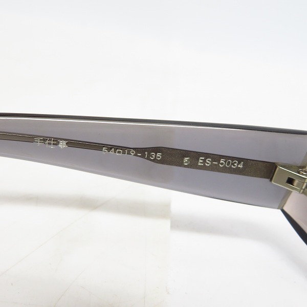 実際に弊社で買取させて頂いたspec espace/スペックエスパス 手仕事 サングラス ES-5034の画像 4枚目