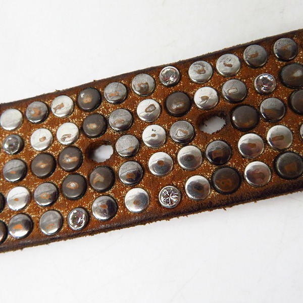 実際に弊社で買取させて頂いたHTC/エイチティーシー スワロスタッズベルト 05/34の画像 6枚目