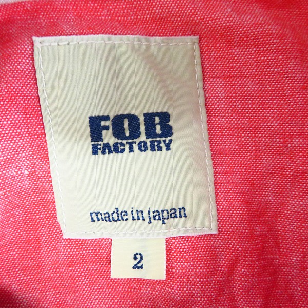 実際に弊社で買取させて頂いたFACTOTUM/DOWN ON THE CORNER/FOB FACTORY シャツ/カットソー/Tシャツ 2/M/44/46 4点セットの画像 2枚目