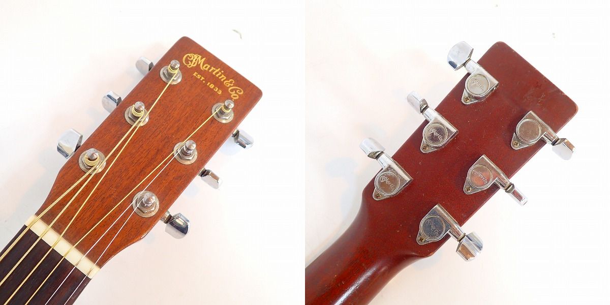 実際に弊社で買取させて頂いた★【修復有り/ジャンク】Martin/マーティン OOO-1 アコースティックギターの画像 2枚目