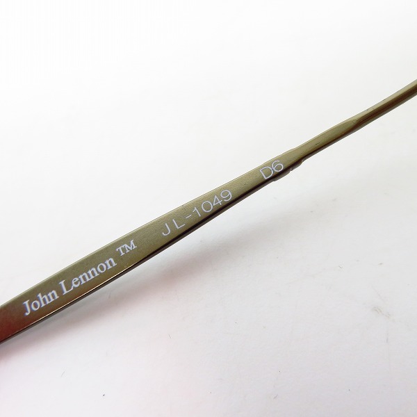 実際に弊社で買取させて頂いたjohn lennon/ジョンレノン サングラス/カラーレンズ JL-1049の画像 4枚目