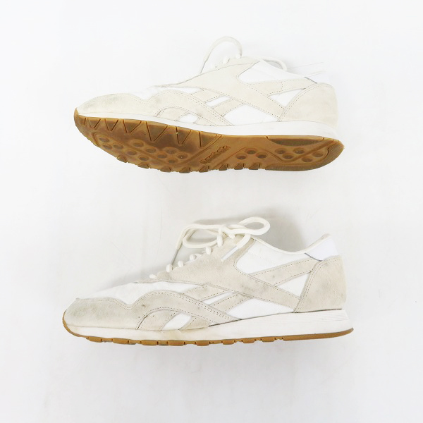 実際に弊社で買取させて頂いたReebok×MAISON KITSUNE/リーボック×メゾンキツネ スエード スニーカー V69742/26.5の画像 3枚目