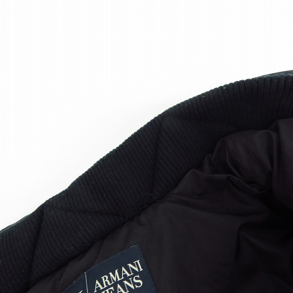 実際に弊社で買取させて頂いたARMANI JEANS/アルマーニジーンズ  中綿 ジャケット/US32の画像 5枚目