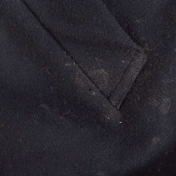 実際に弊社で買取させて頂いたHEAD PORTER PLUS/ヘッドポータープラス ウールPコート/ブラック/Mの画像 4枚目