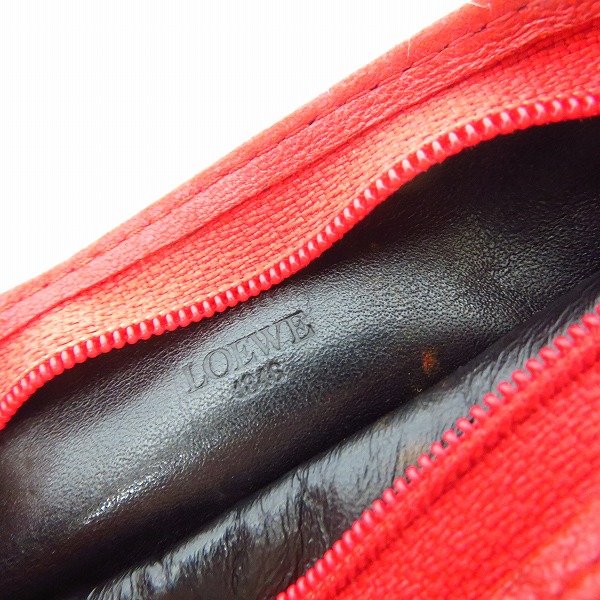 実際に弊社で買取させて頂いたLOEWE/ロエベ アナグラム レザー コインケースの画像 4枚目