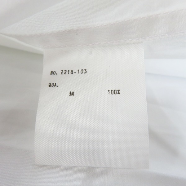 実際に弊社で買取させて頂いたLAD MUSICIAN/ラッドミュージシャン ASYMMETRY SHIRT/アシンメトリー/アシメ シャツ 2218-103/44の画像 4枚目