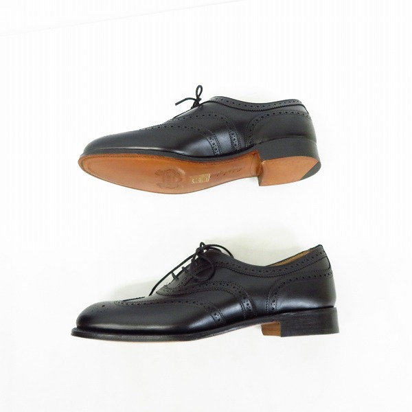 実際に弊社で買取させて頂いたJOSEPH CHEANEY&SONS/ジョセフ チーニー ウィングチップ MILLY BLACK CALF/4Dの画像 3枚目