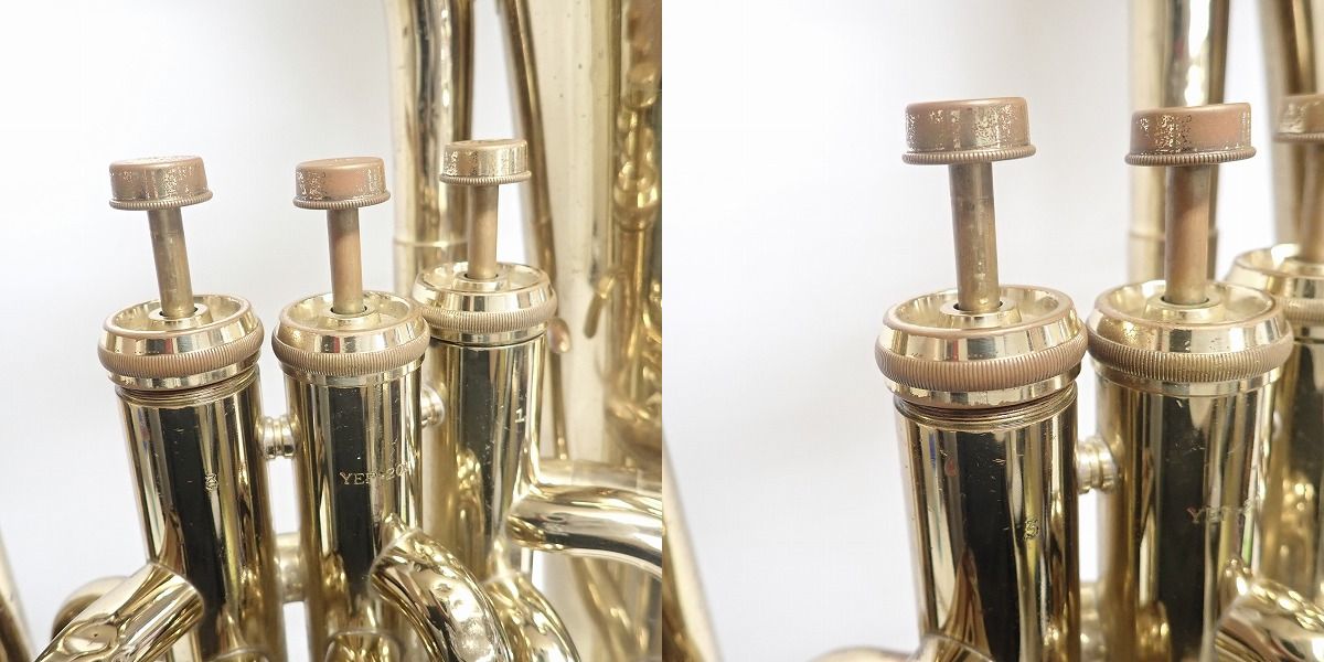 実際に弊社で買取させて頂いた★【ジャンク】Nikkan/ニッカン YEP201 ユーフォニアム ハードケース付きの画像 4枚目