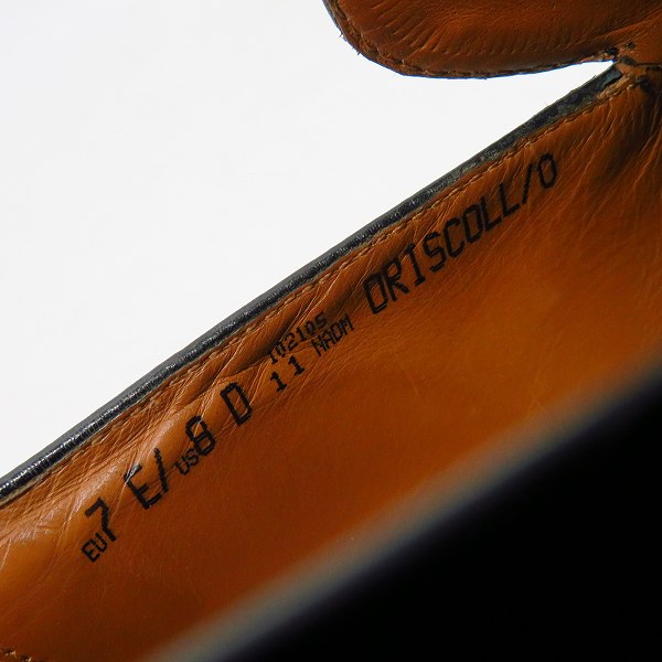 実際に弊社で買取させて頂いたBALLY/バリー DRISCOLL レザー ドレスシューズ/US8Dの画像 5枚目