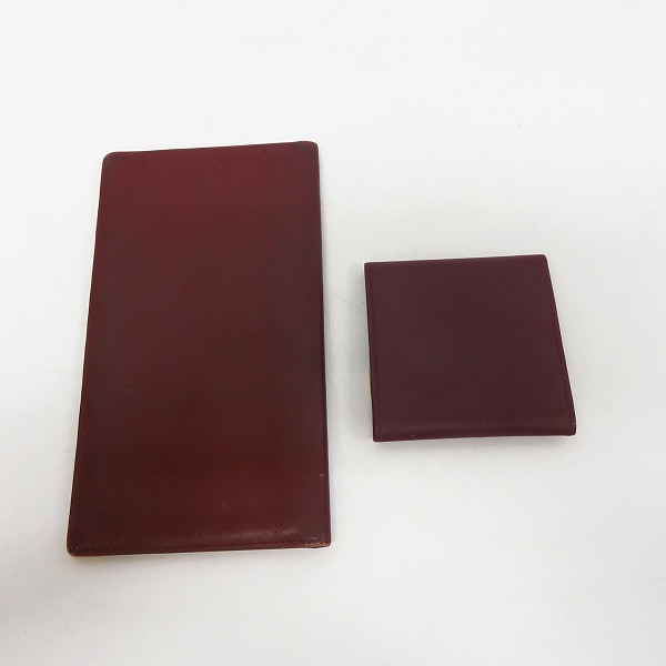 実際に弊社で買取させて頂いたCartier/カルティエ 長財布/ウォレット コインケース/2点セットの画像 1枚目