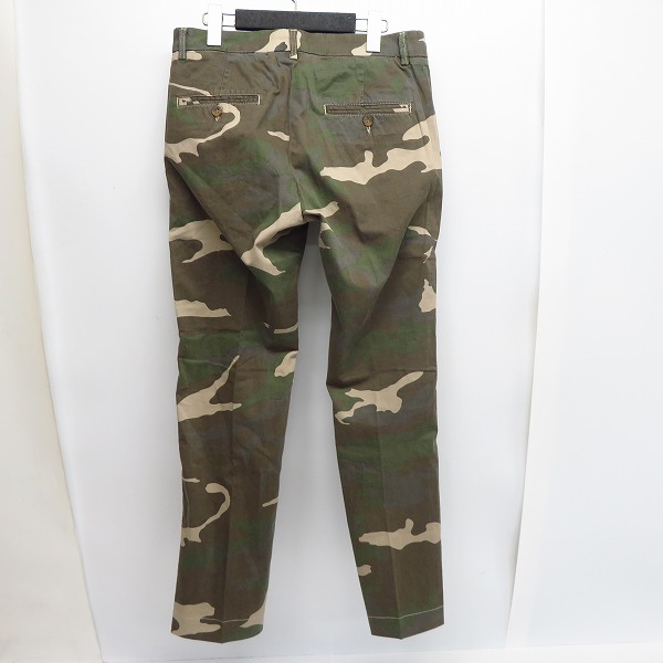 実際に弊社で買取させて頂いたHYDROGEN/ハイドロゲン カモフラ/迷彩柄 スカル刺繍 コットンパンツ Size：30の画像 1枚目
