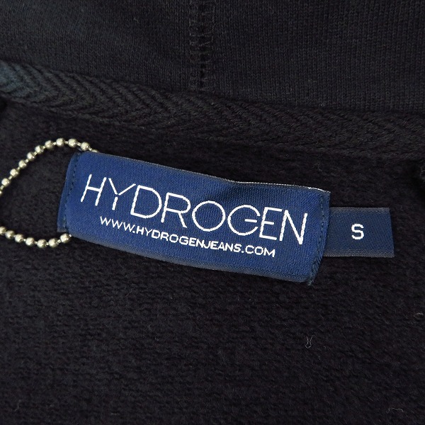 実際に弊社で買取させて頂いたHYDROGEN/ハイドロゲン スカルパッチ ジップアップ パーカー/フーディー Size：Sの画像 2枚目