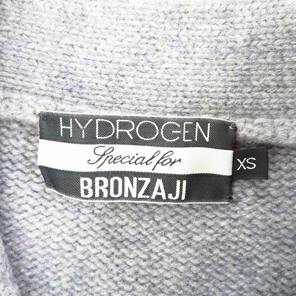実際に弊社で買取させて頂いたHYDROGEN/ハイドロゲン スカルパッチ ウールカーディガン Size：XSの画像 2枚目
