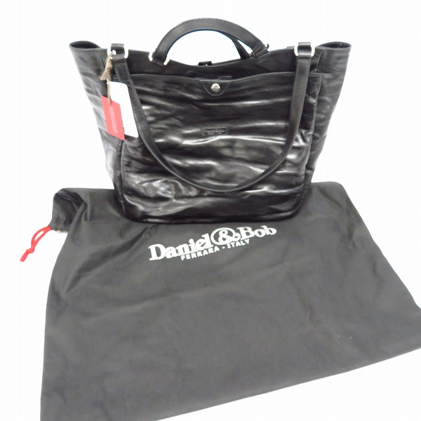 実際に弊社で買取させて頂いた【未使用】Daniel&Bob/ダニエル&ボブ チェルカトーレローディー レザー 2WAYトートバッグの画像 8枚目