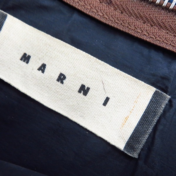 実際に弊社で買取させて頂いたMARNI/マルニ レザーポーチ クラッチバッグの画像 4枚目