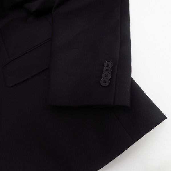 実際に弊社で買取させて頂いたGIVENCHY/ジバンシー metal zip jacket/ブラック ジャケット BM302J103N/52の画像 7枚目