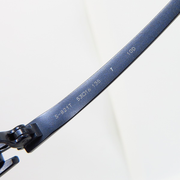 実際に弊社で買取させて頂いた999.9/フォーナインズ メガネフレーム/アイウェア/眼鏡/S-821T の画像 4枚目