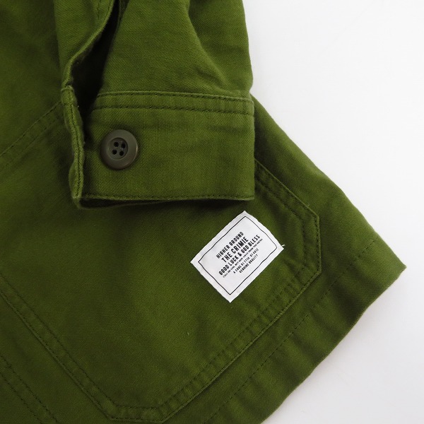 実際に弊社で買取させて頂いたCRIMIE/クライミー ミリタリージャケット/カバーオール Sの画像 5枚目