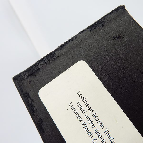 実際に弊社で買取させて頂いたLUMINOX/ルミノックス 3400 NIGHTHAWK ラバーバンド JET-BLACK F-117 の画像 7枚目