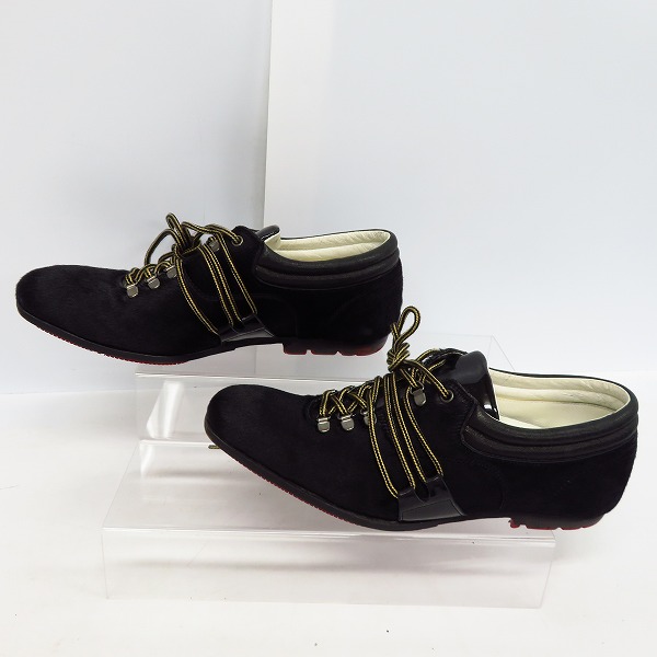 実際に弊社で買取させて頂いたHIROMU TAKAHARA/ヒロムタカハラ ハラコシューズ/靴/40-1/2の画像 3枚目