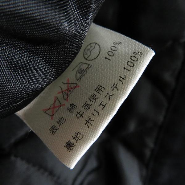 実際に弊社で買取させて頂いたCRIMIE/クライミー レザー切り替え 裏地キルティング ジャケット/Lの画像 5枚目
