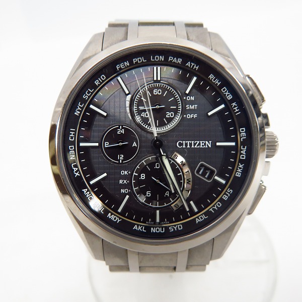 実際に弊社で買取させて頂いたCITIZEN/シチズン アテッサ エコドライブ H804-T018696 AT8040-57Eの画像 1枚目