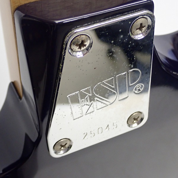 実際に弊社で買取させて頂いた★ESP/イーエスピー Viper/ヴァイパー ボルトオン エレキギター パープル系 ソフトケース付きの画像 9枚目