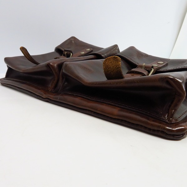 実際に弊社で買取させて頂いたDRIES VAN NOTEN/ドリスヴァンノッテン レザー ウエストバッグ ブラウンの画像 2枚目