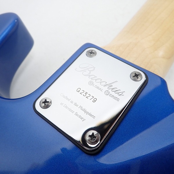 実際に弊社で買取させて頂いた★Bacchus/バッカス WOODLINE MODEL WL-534 ACT DLPB-MH 5弦 アクティブ エレキベース ソフトケース付きの画像 7枚目