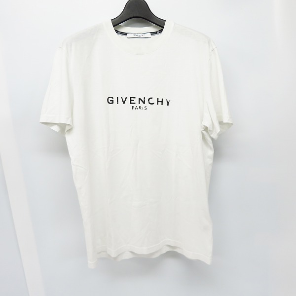 実際に弊社で買取させて頂いたGIVENCHY/ジバンシー 19SS フロントロゴクルーネックTシャツ BM70K93002/L