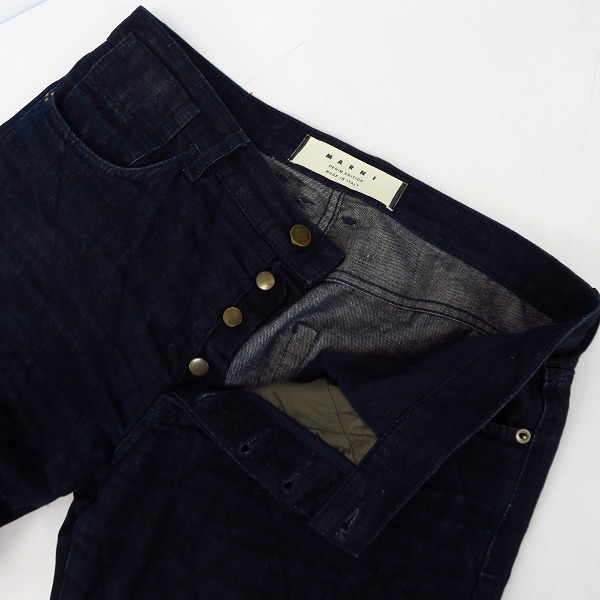 実際に弊社で買取させて頂いたMARNI/マルニ DENIM EDITION キルティングデニムパンツ/33の画像 2枚目