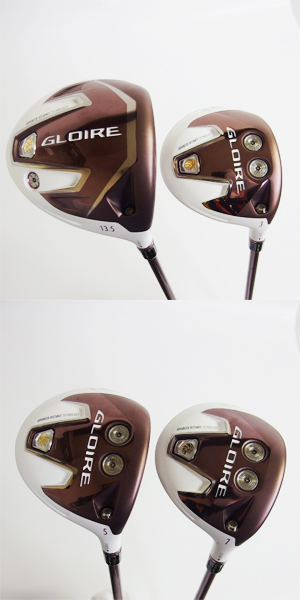 実際に弊社で買取させて頂いたTaylorMade/テーラーメイド GLOIRE/グローレ GL-400 レディースクラブ 12本セット adidas CB付きの画像 1枚目