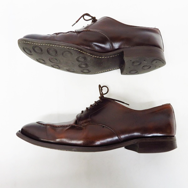実際に弊社で買取させて頂いたCHEANEY/チーニー Uチップ レザー ビジネスシューズの画像 3枚目