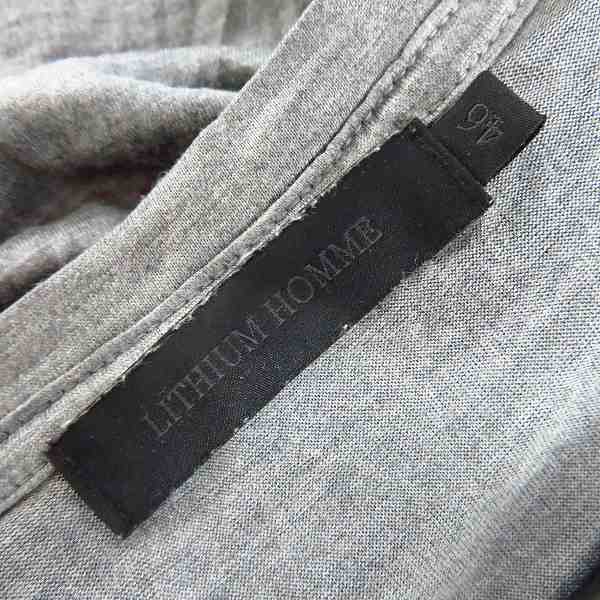 実際に弊社で買取させて頂いたLITHIUM HOMME/リチウムオム カットソー/Tシャツ/パーカー/シャツ 8点セットの画像 3枚目
