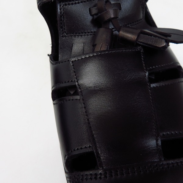 実際に弊社で買取させて頂いたJOSEPH CHEANEY&SONS/ジョセフ チーニー ギリーシューズ SUNNY BLACK CALF/3.5Dの画像 6枚目